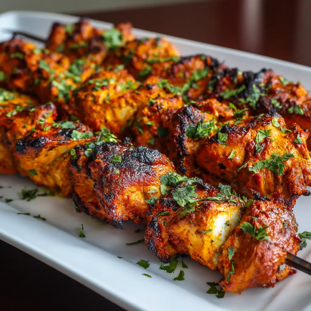 Tandoori Chicken Tikka Skewers: A Flavor Explosion Awaits!