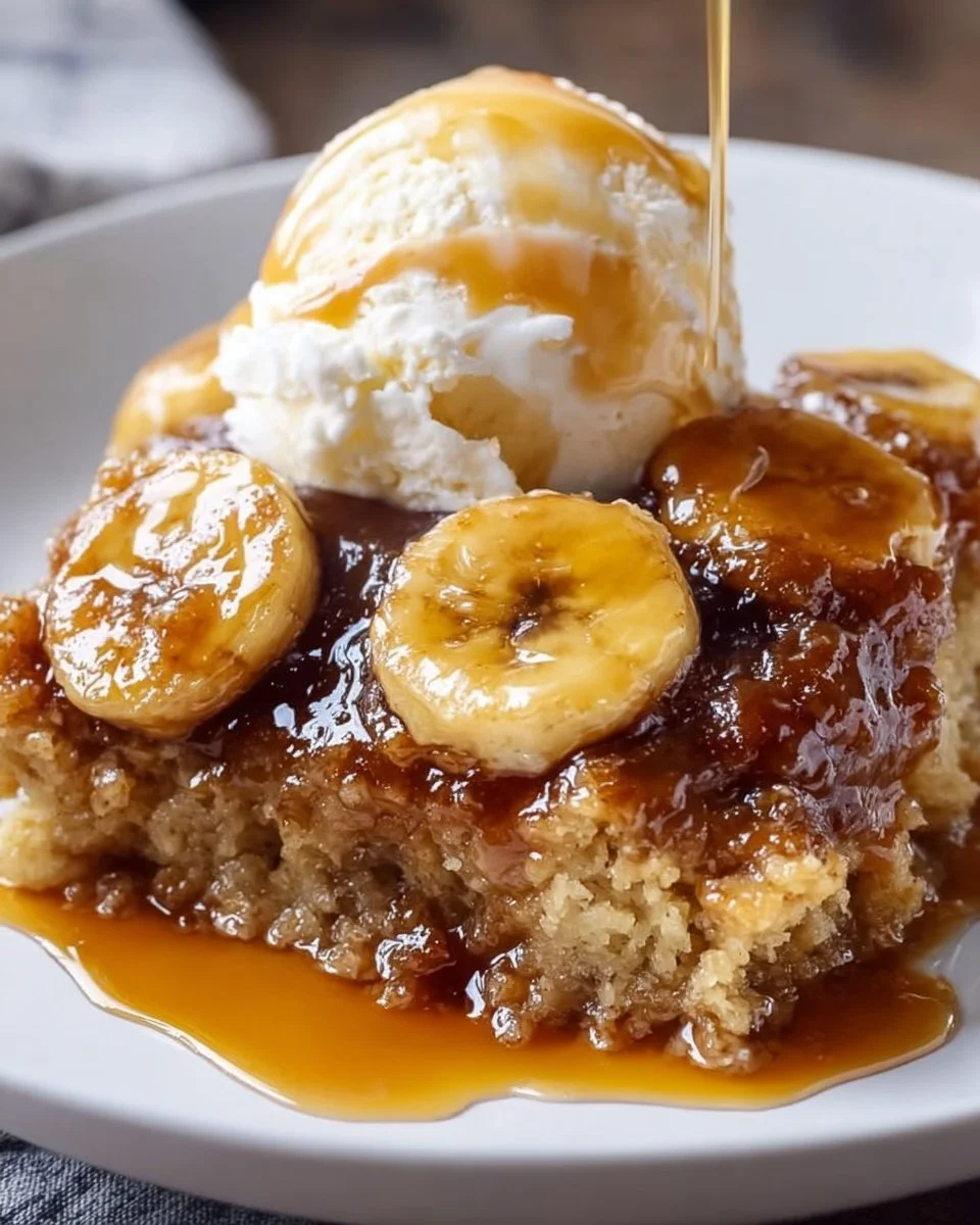 Bananas Foster Cobbler