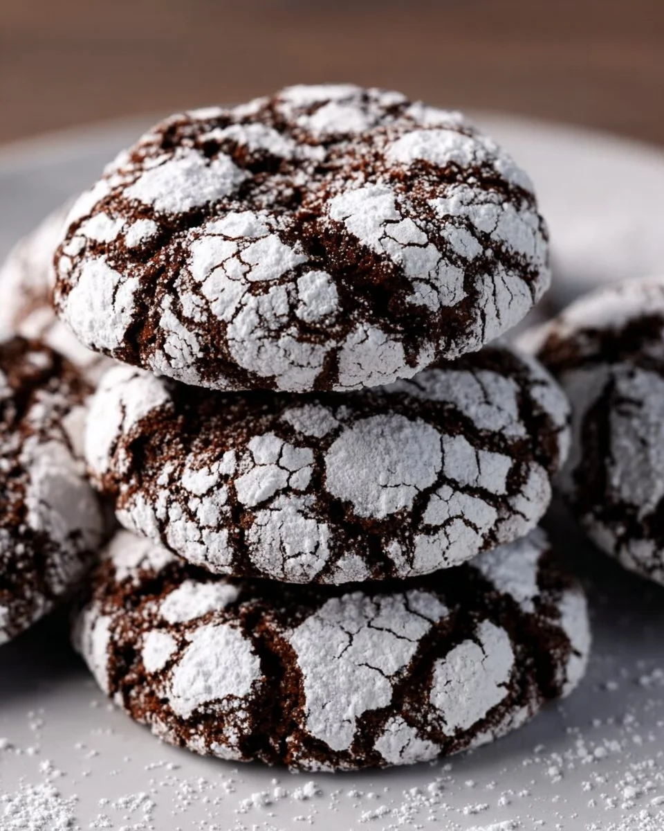 Chocolate Crinkle Cookies