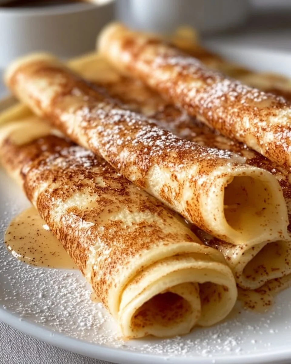 Cinnamon Roll Protein Crepes