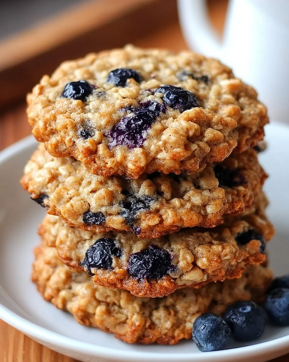 Classic Blueberry Oatmeal Cookies