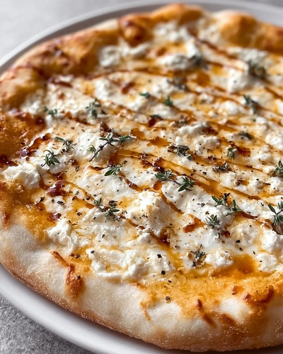 Irresistible Hot Honey Ricotta Pizza Delight