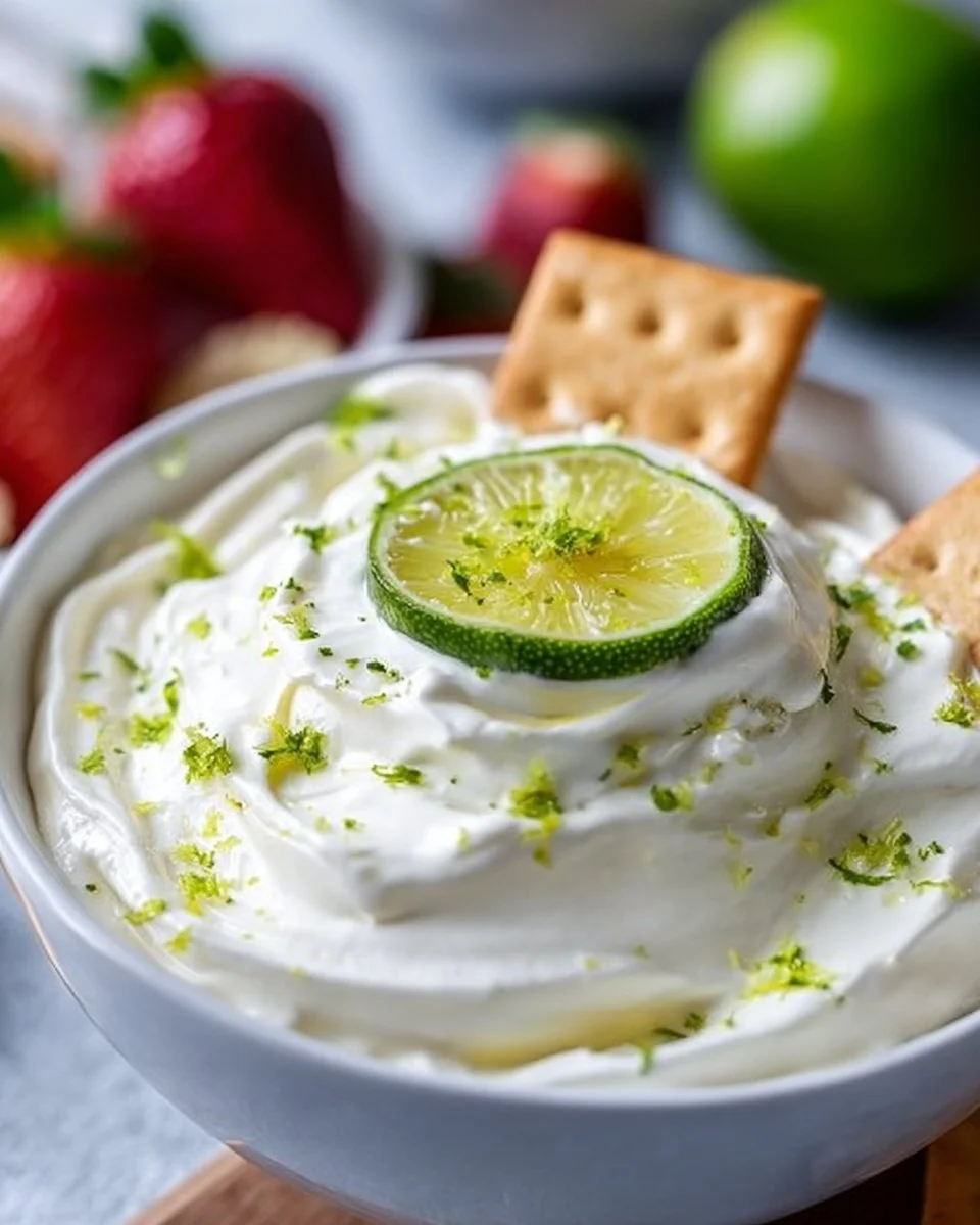 Key Lime Pie Fruit Dip