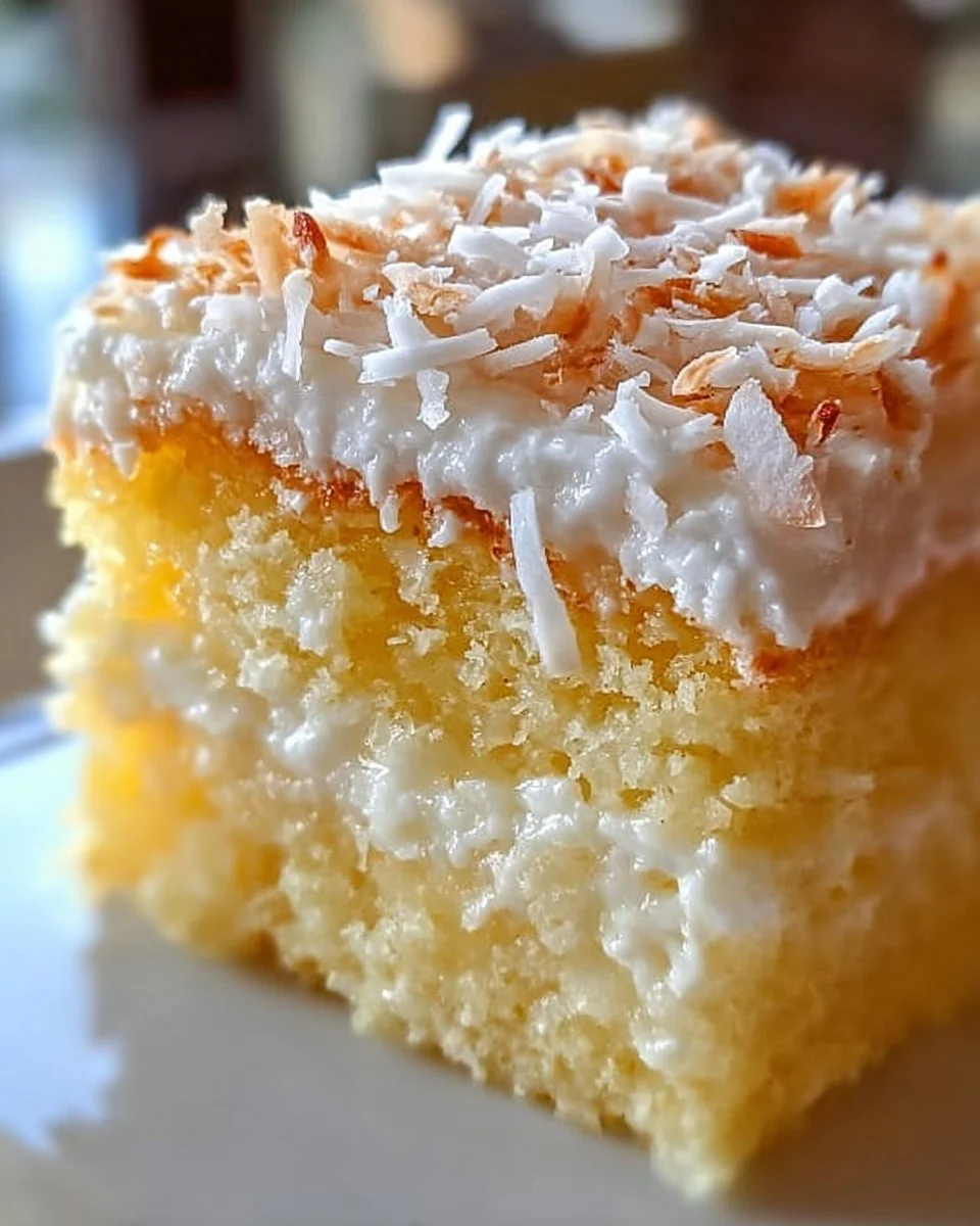 Pineapple Coconut Dream Cake