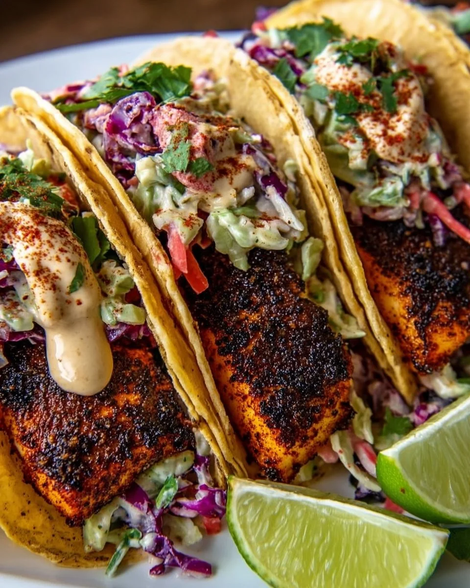Blackened Fish Tacos