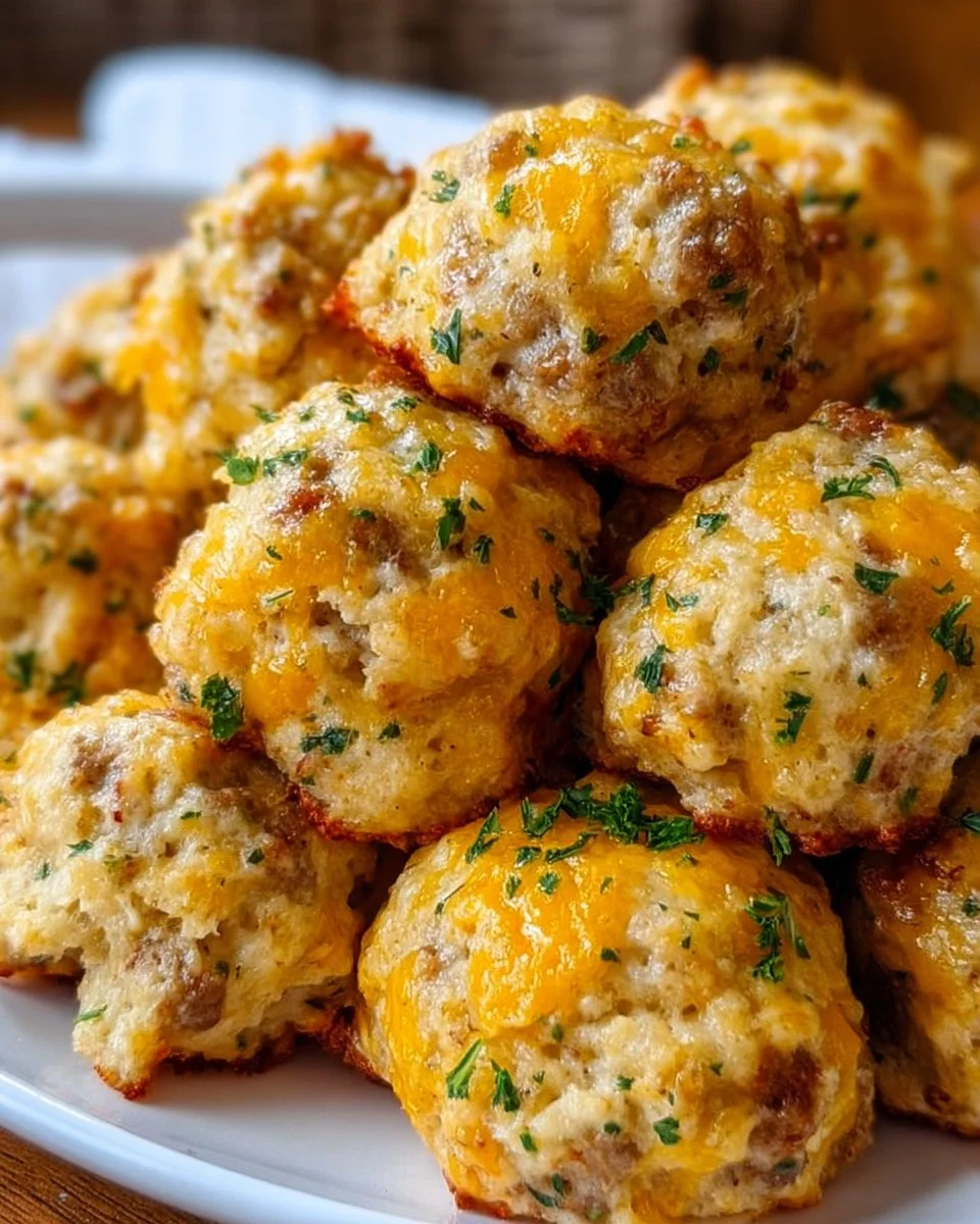 Cheddar Bay Sausage Balls