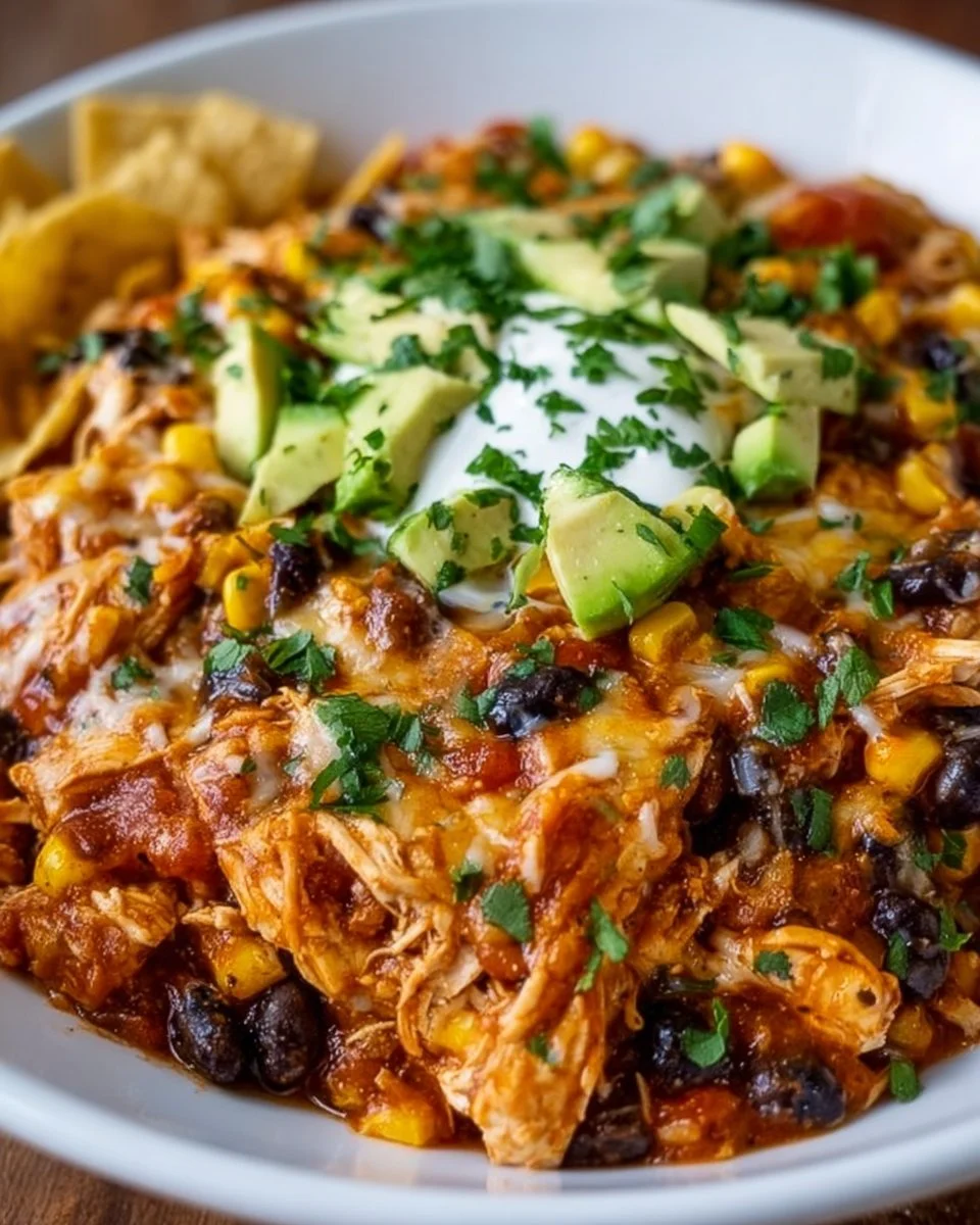 Chicken Enchilada Skillet