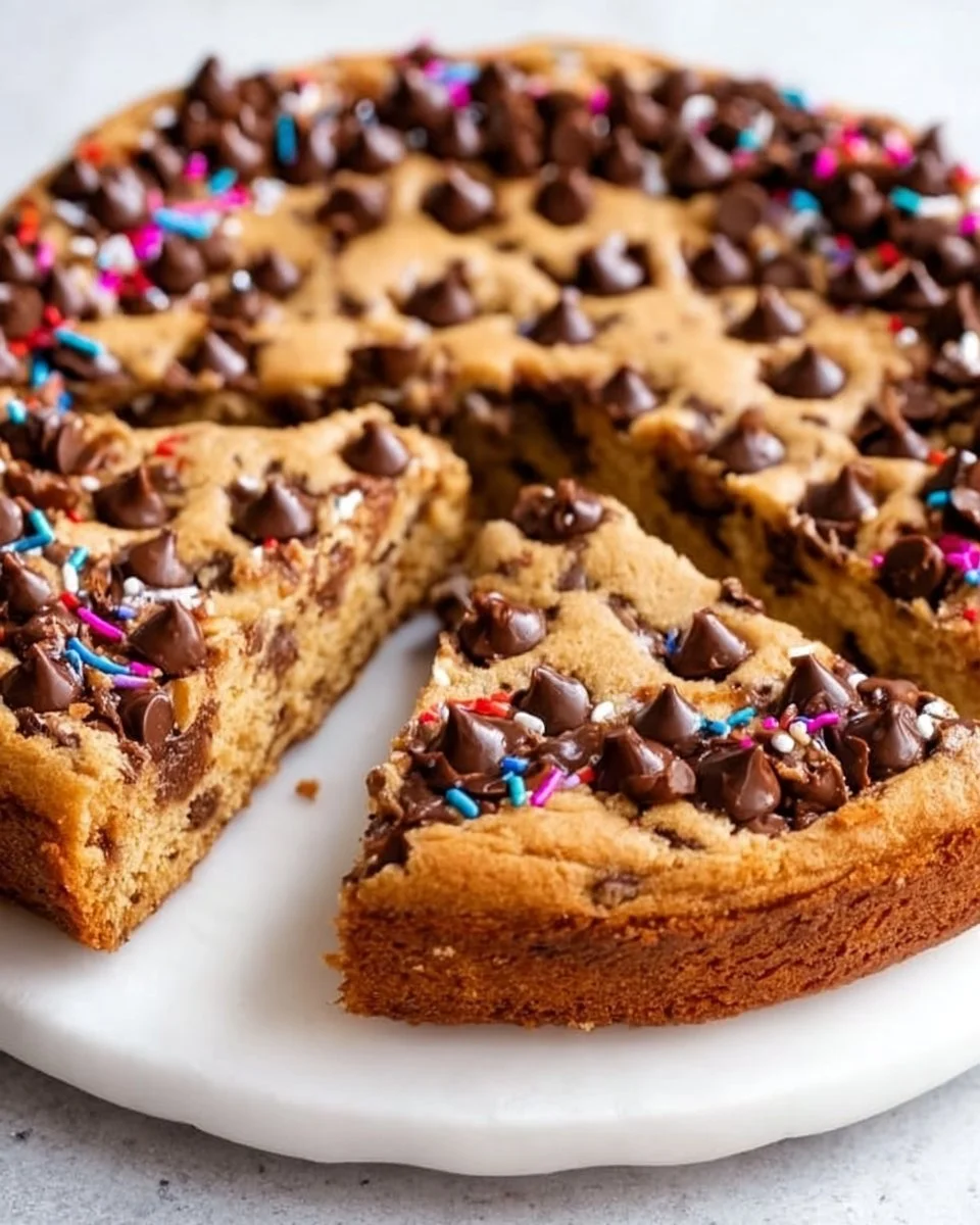 Chocolate Chip Cookie Cake