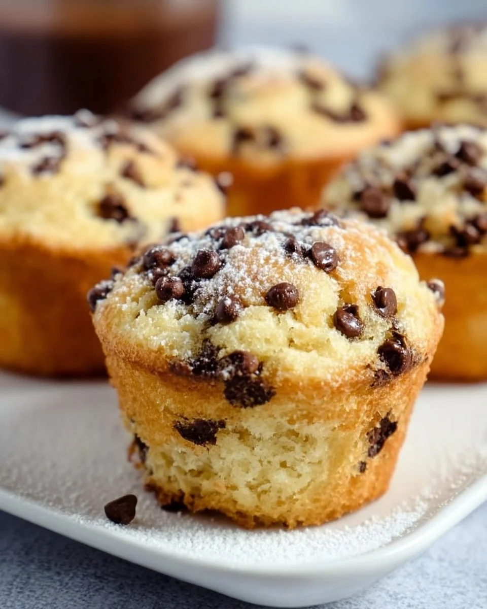 Chocolate Chip Pancake Muffins