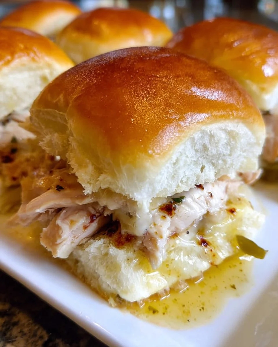 Crock Pot Mississippi Chicken Sliders