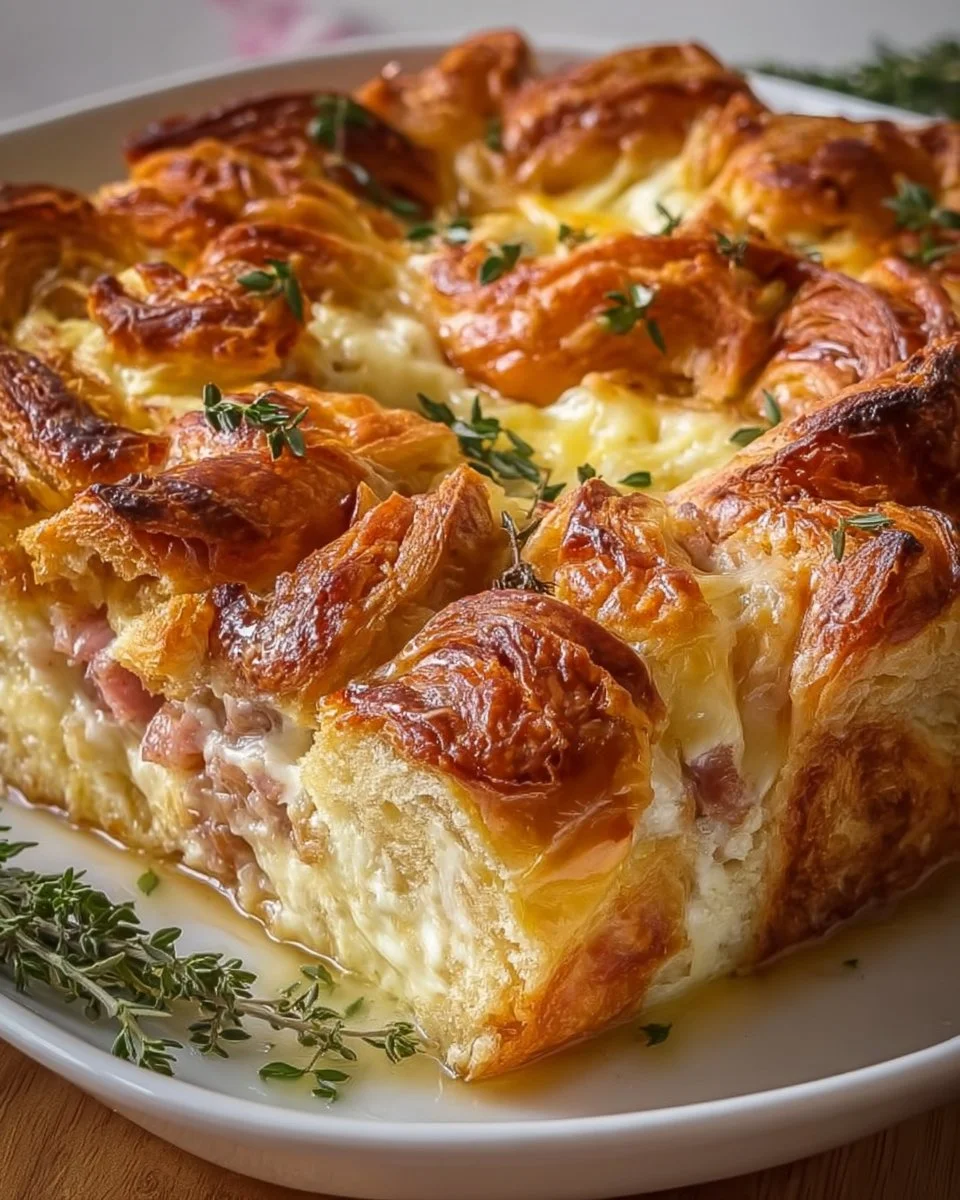 Croissant Bake Breakfast Casserole