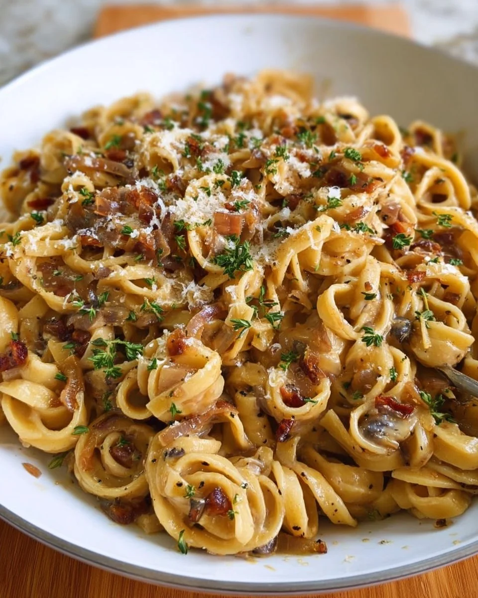 French Onion Pasta