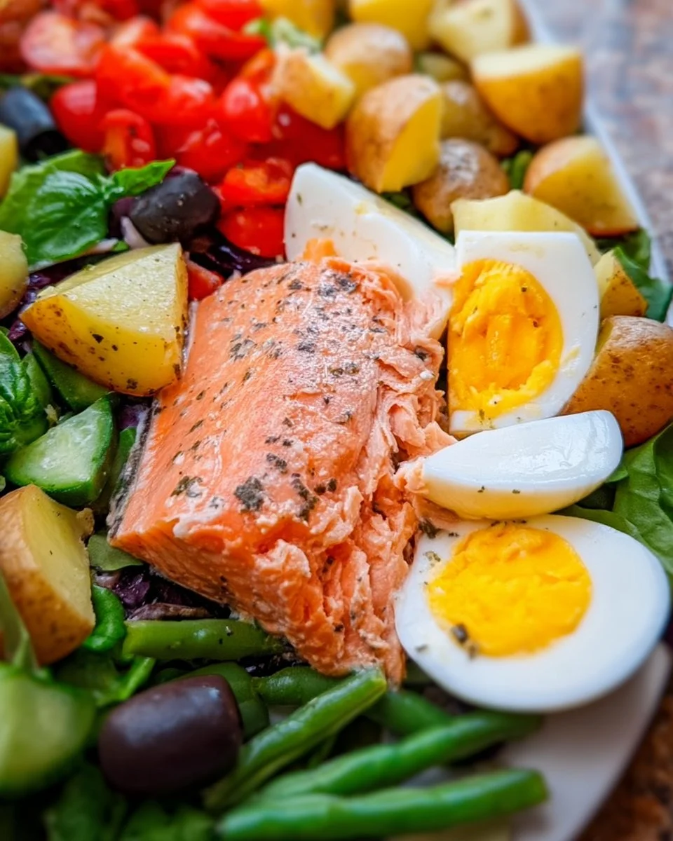 French Salmon Salad (Niçoise Salad)