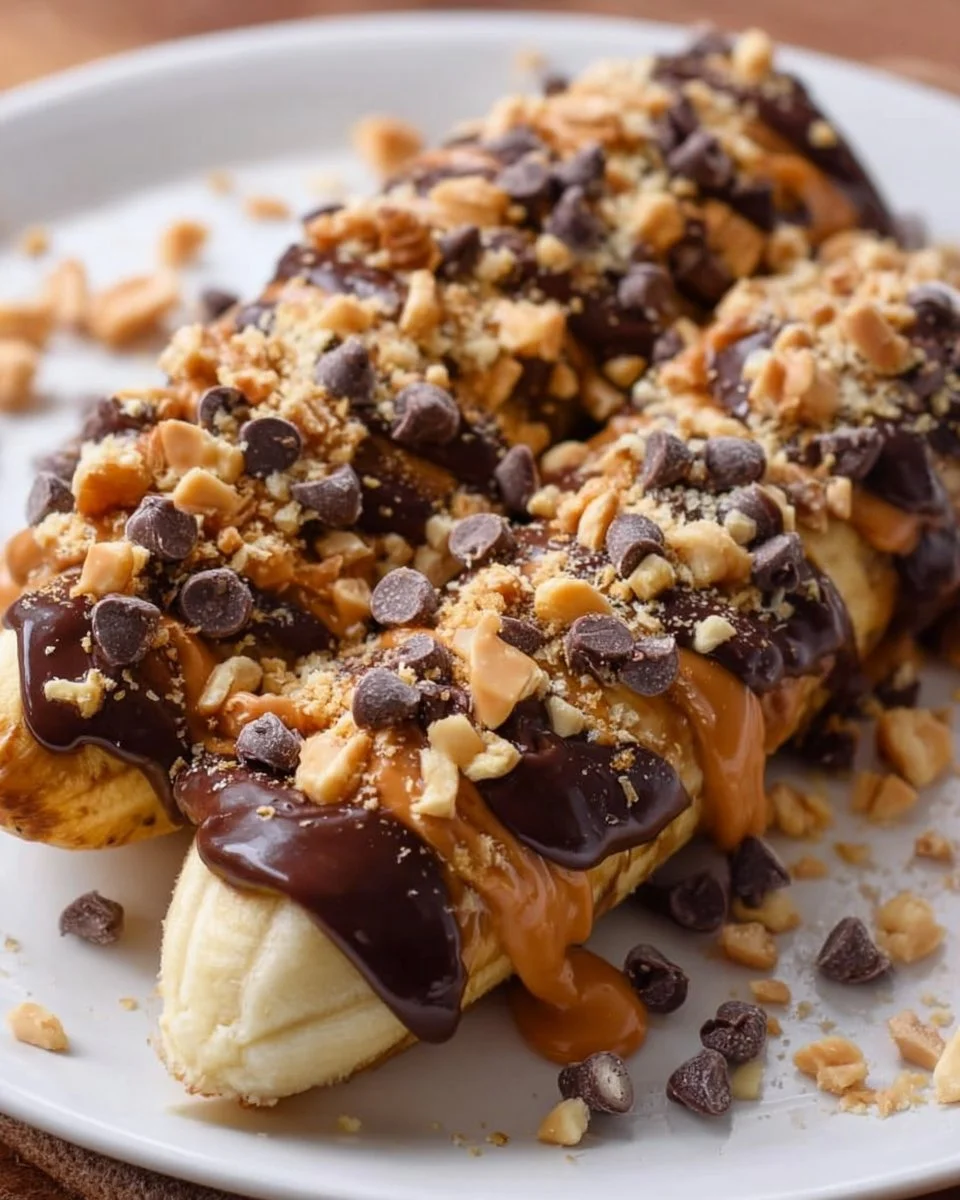 Frozen Banana Snickers
