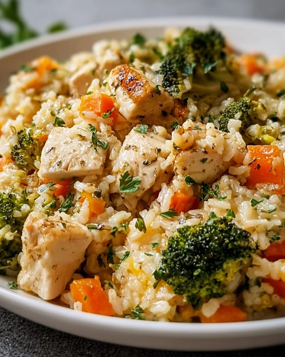Healthy Chicken and Rice Casserole