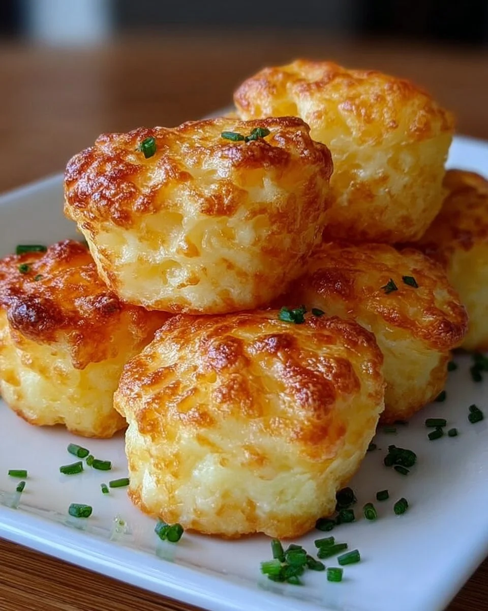 Irresistible Cheesy Potato Puffs