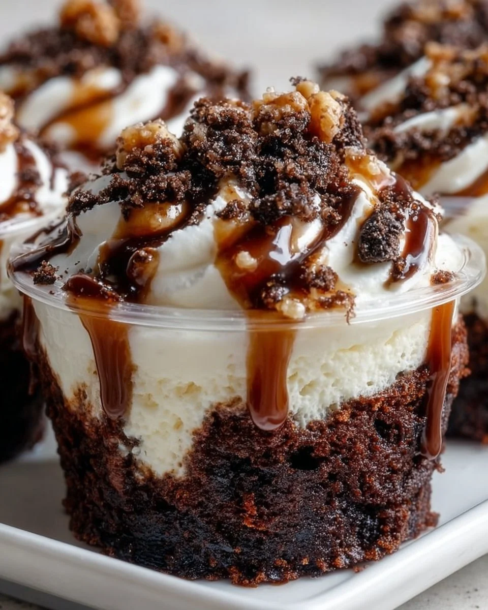 Loaded Brownie Cheesecake Cup