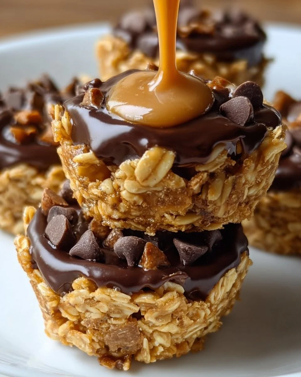 No Bake Peanut Butter Granola Cups