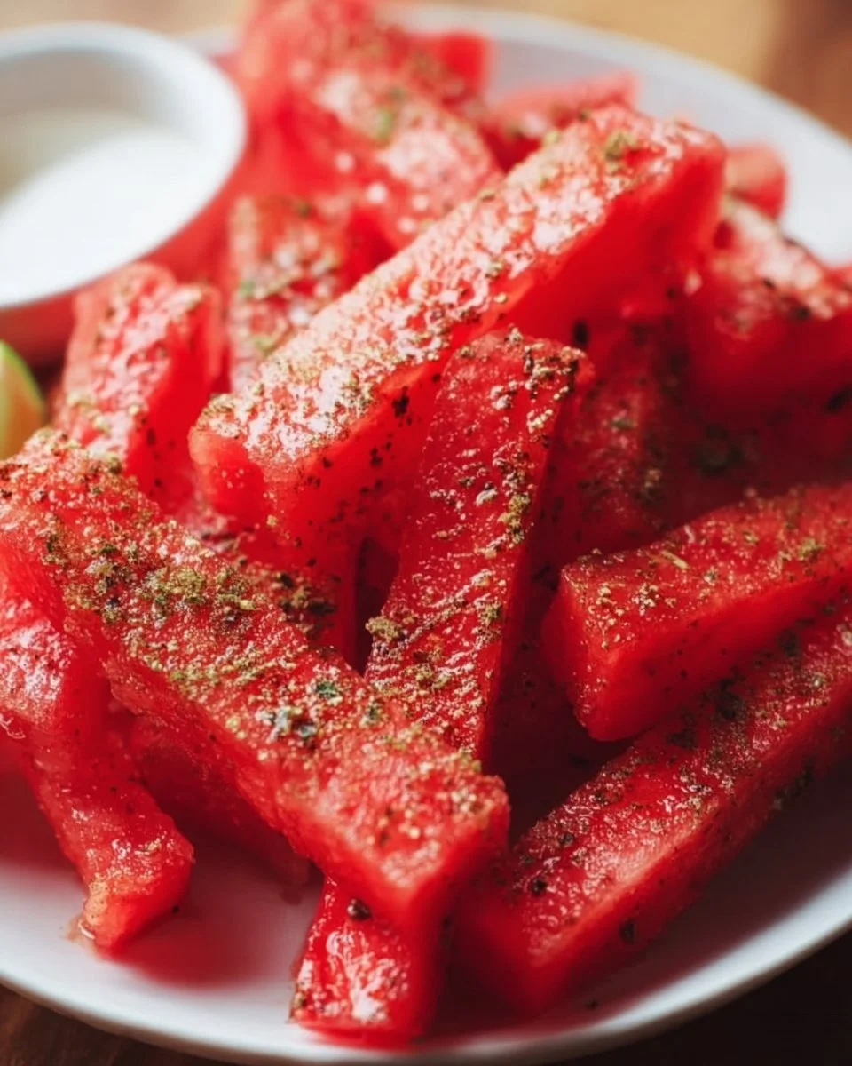 Spicy Watermelon Fries