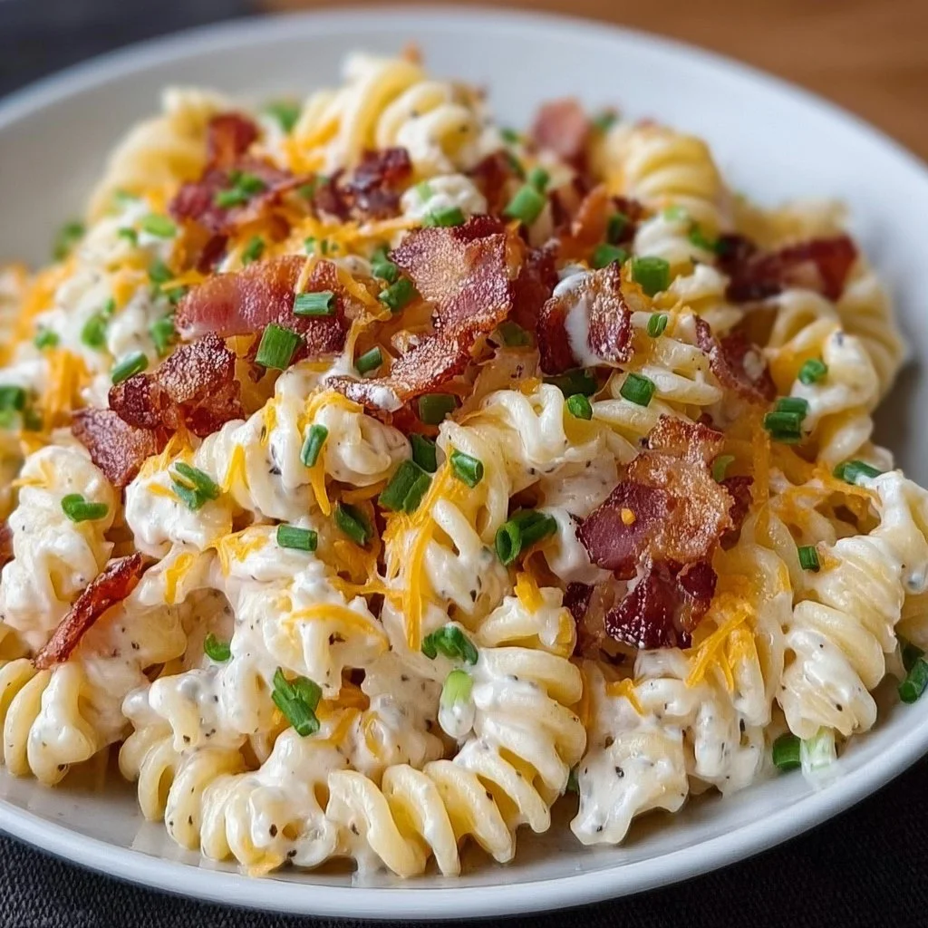 Bacon Cheddar Ranch Pasta Salad: Your New BBQ Essential!
