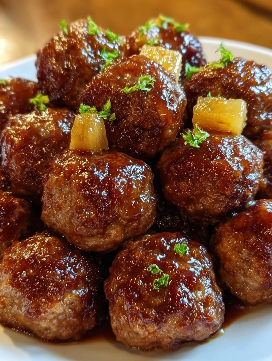Brown Sugar Meatball Bites