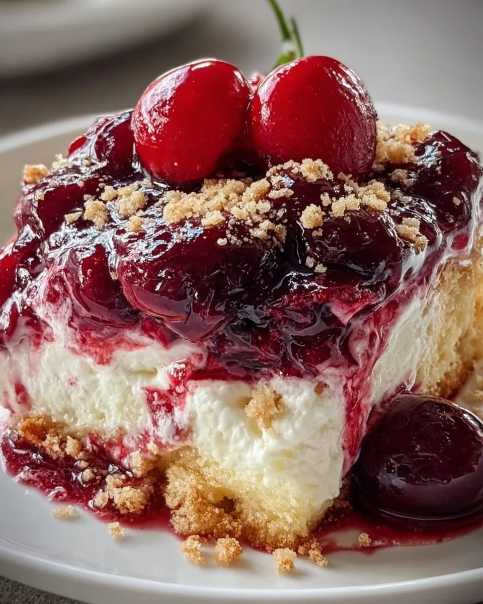 Cherry Cheesecake Dump Cake