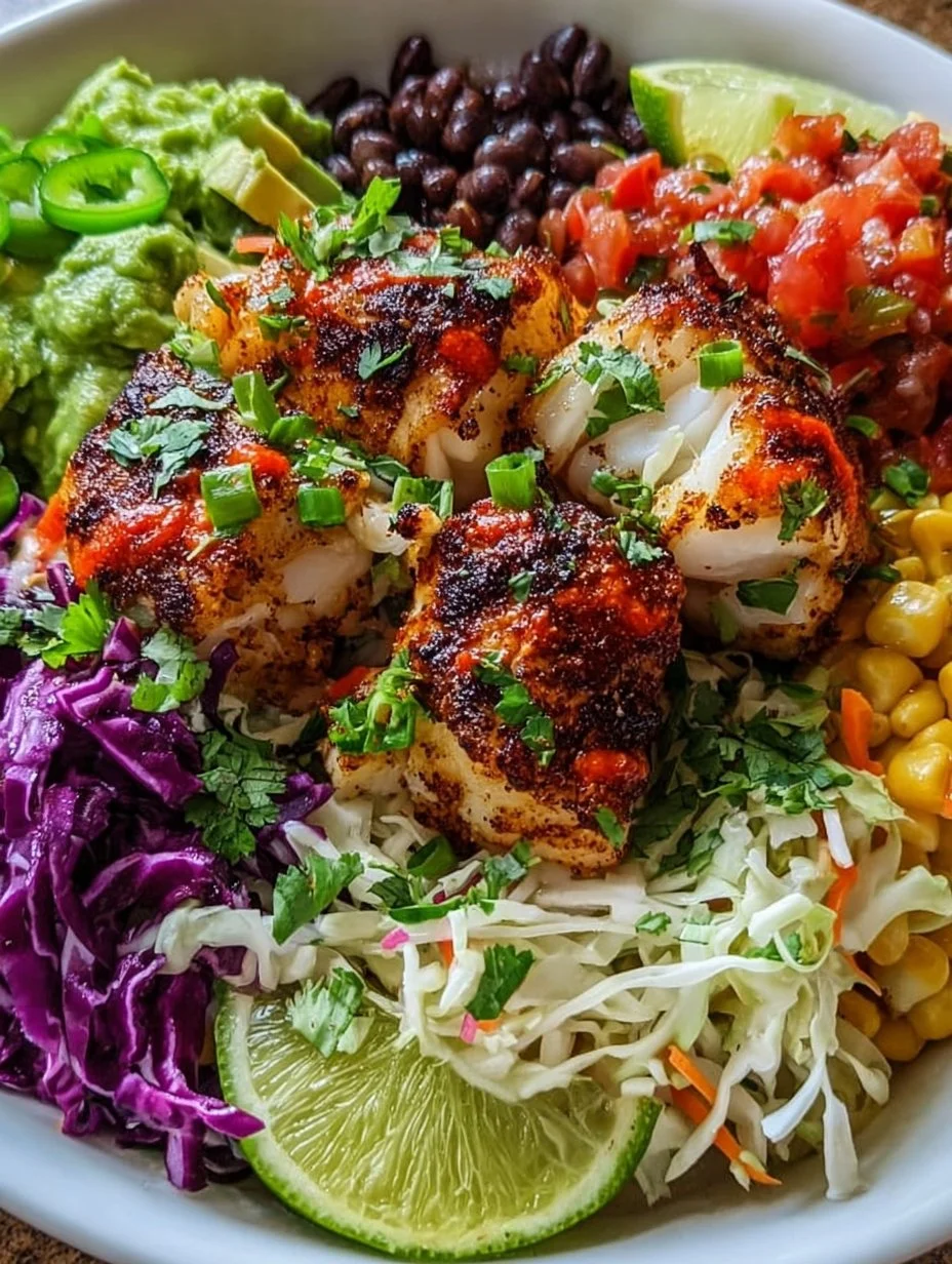 Cod Fish Taco Bowls
