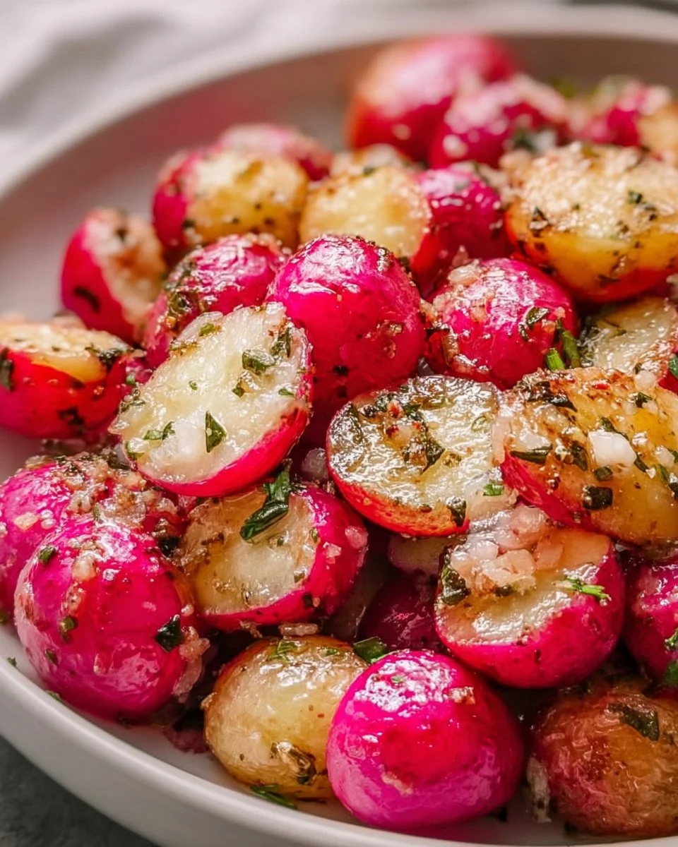Crispy Air Fried Radishes