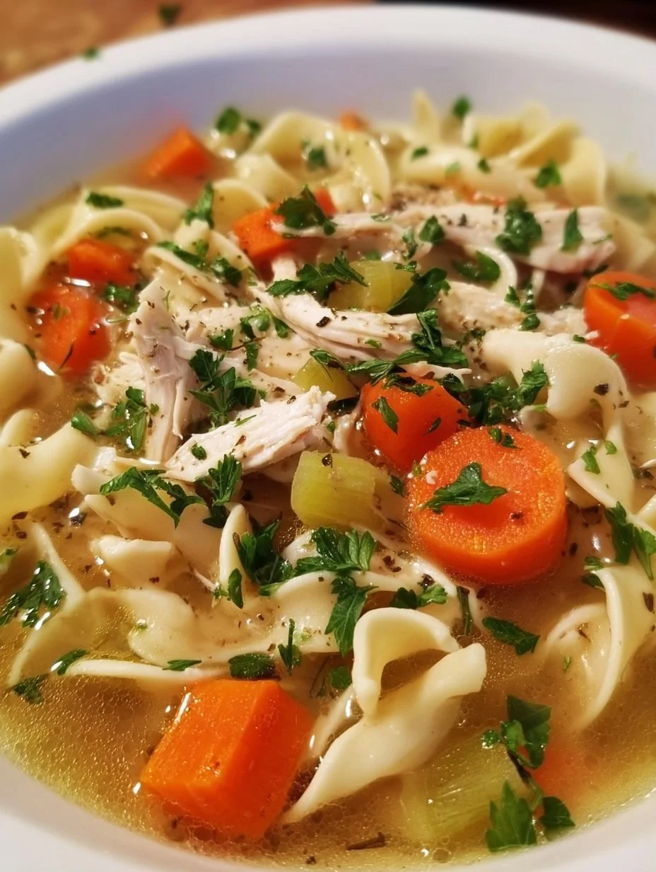 Crock Pot Chicken Noodle Soup