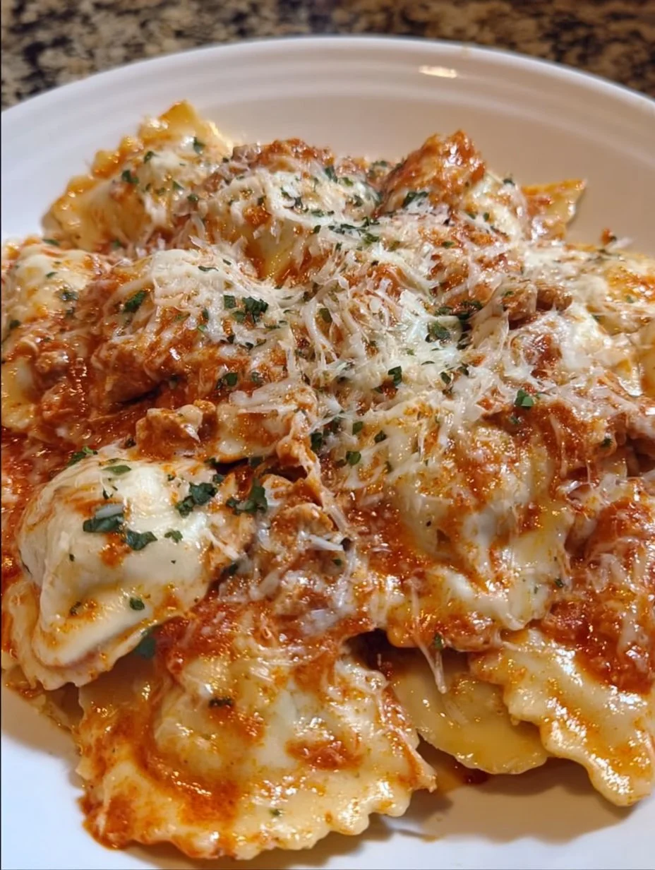 Crockpot Million Dollar Ravioli