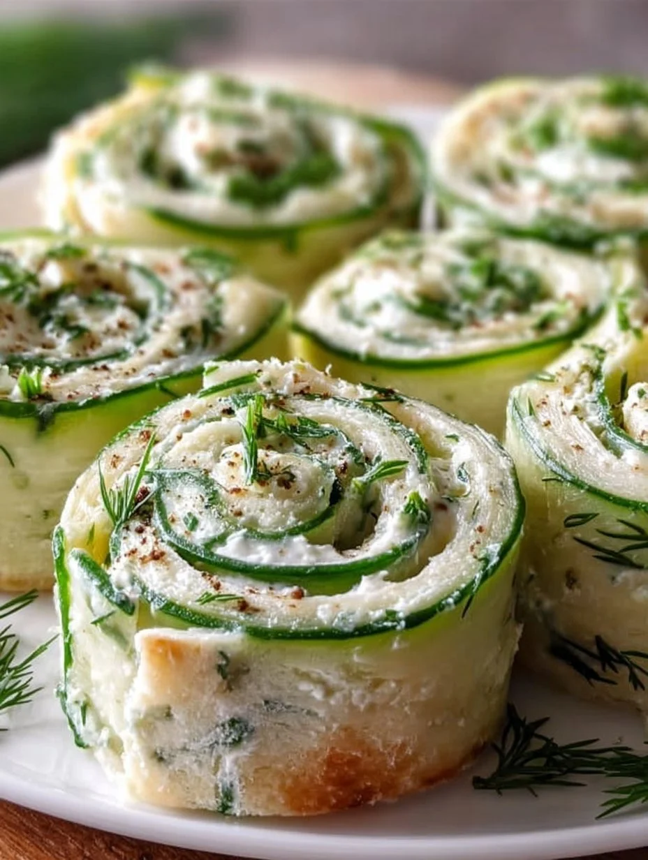 Cucumber and Dill Pinwheels