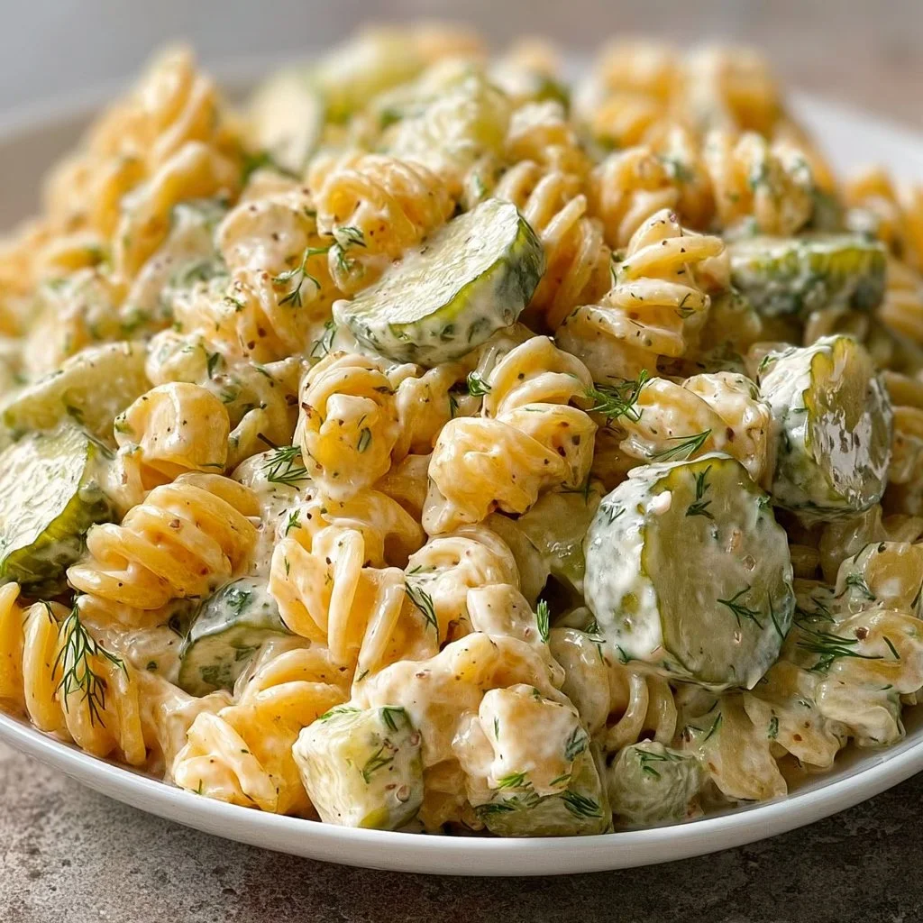Dill Pickle Pasta Salad