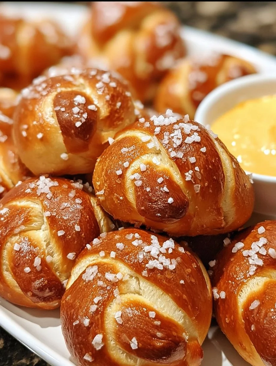 Easy Pretzels and Cheese Dip
