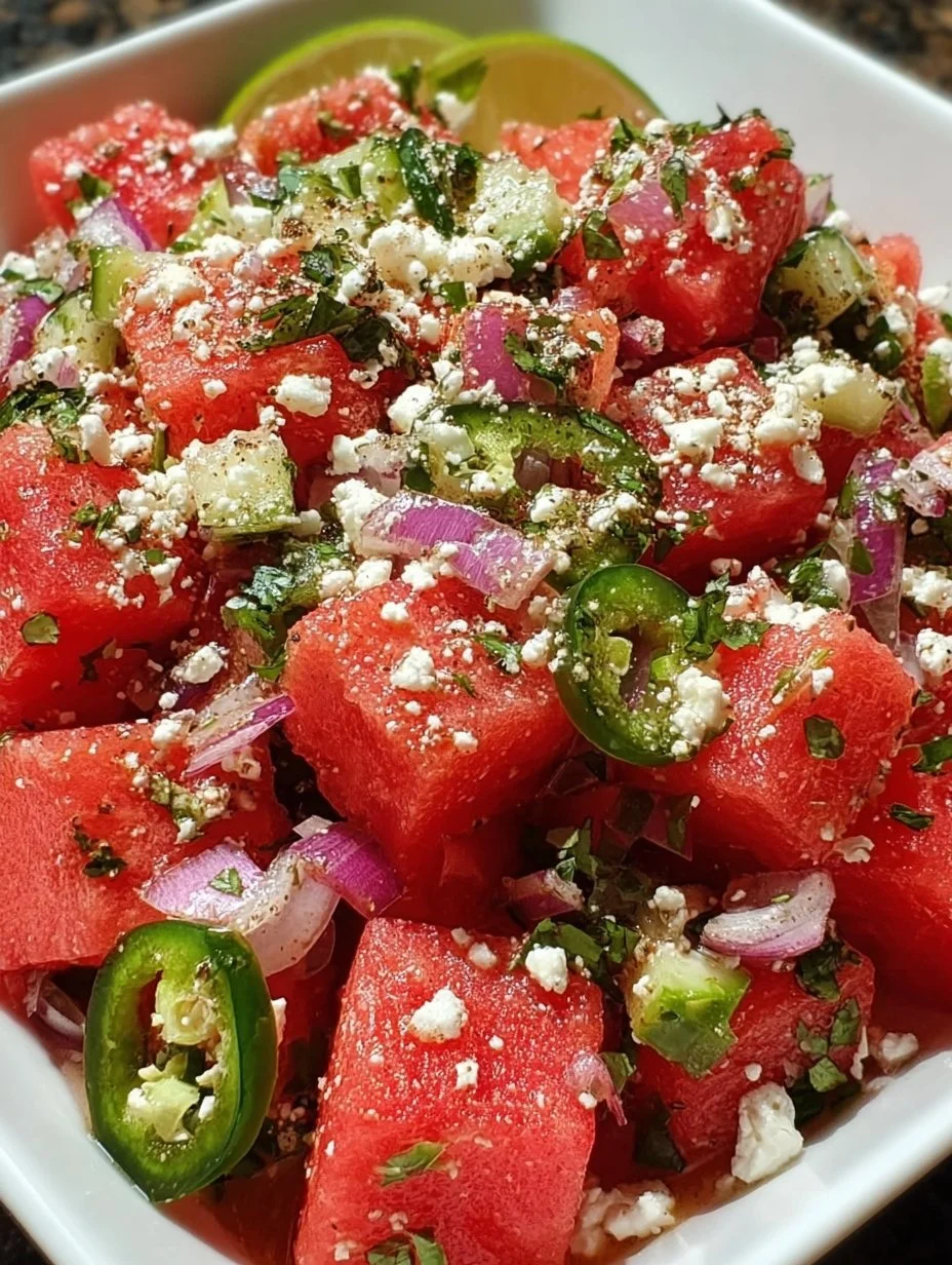 Mexican Watermelon Salad