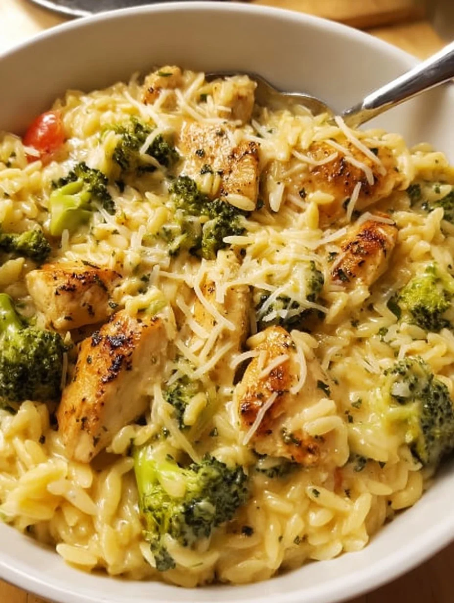 One Pot Orzo and Chicken