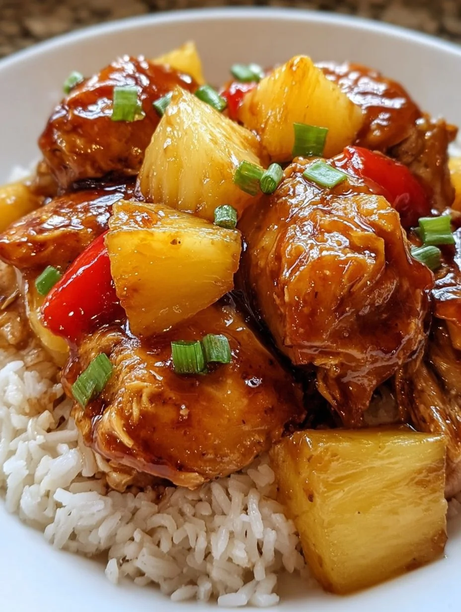 Slow Cook Pineapple Chicken