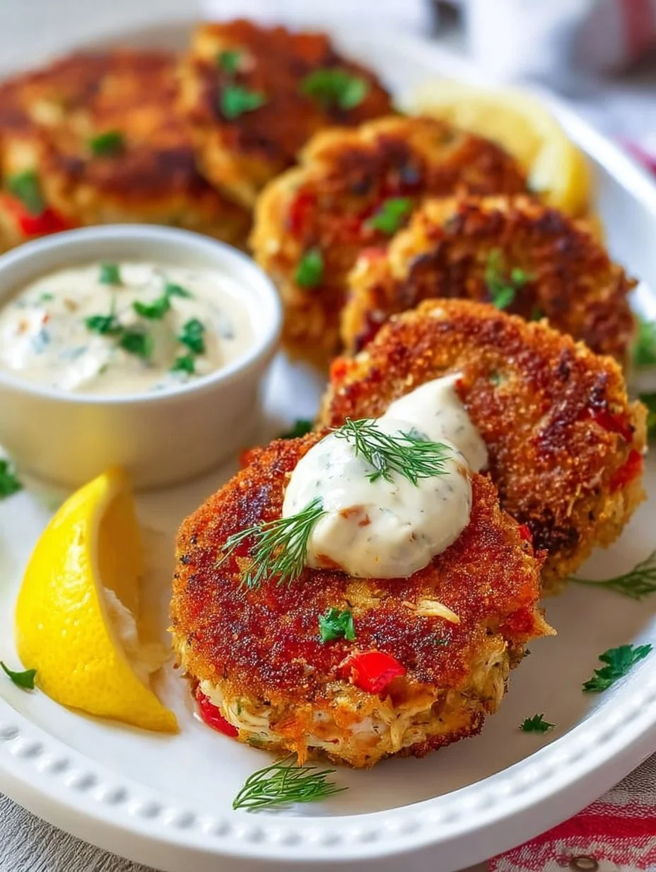 Best Crab Cakes with Homemade Tartar Sauce (video)