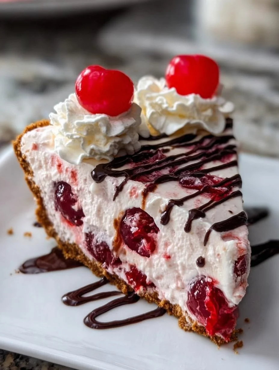 Cherry Ice Cream Pie