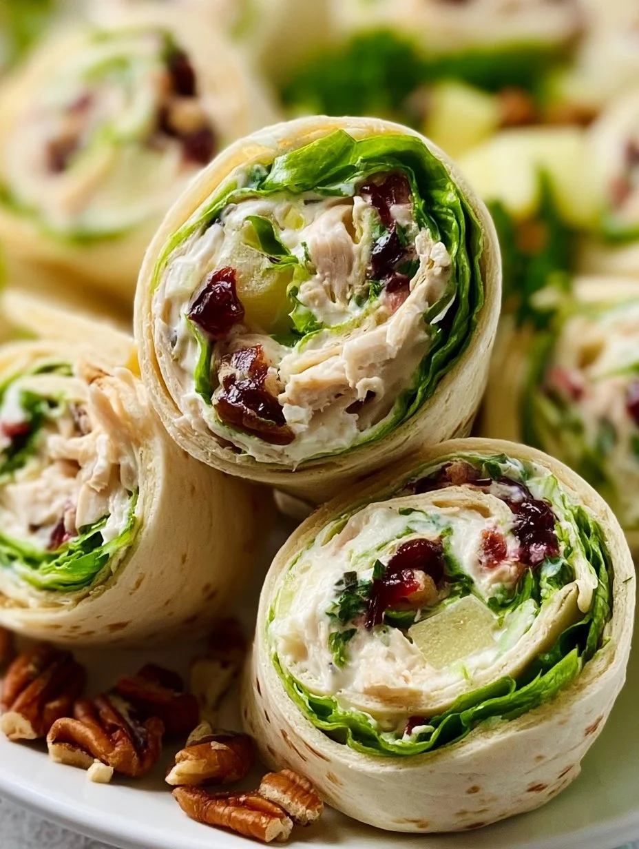 Chicken Salad Pinwheels