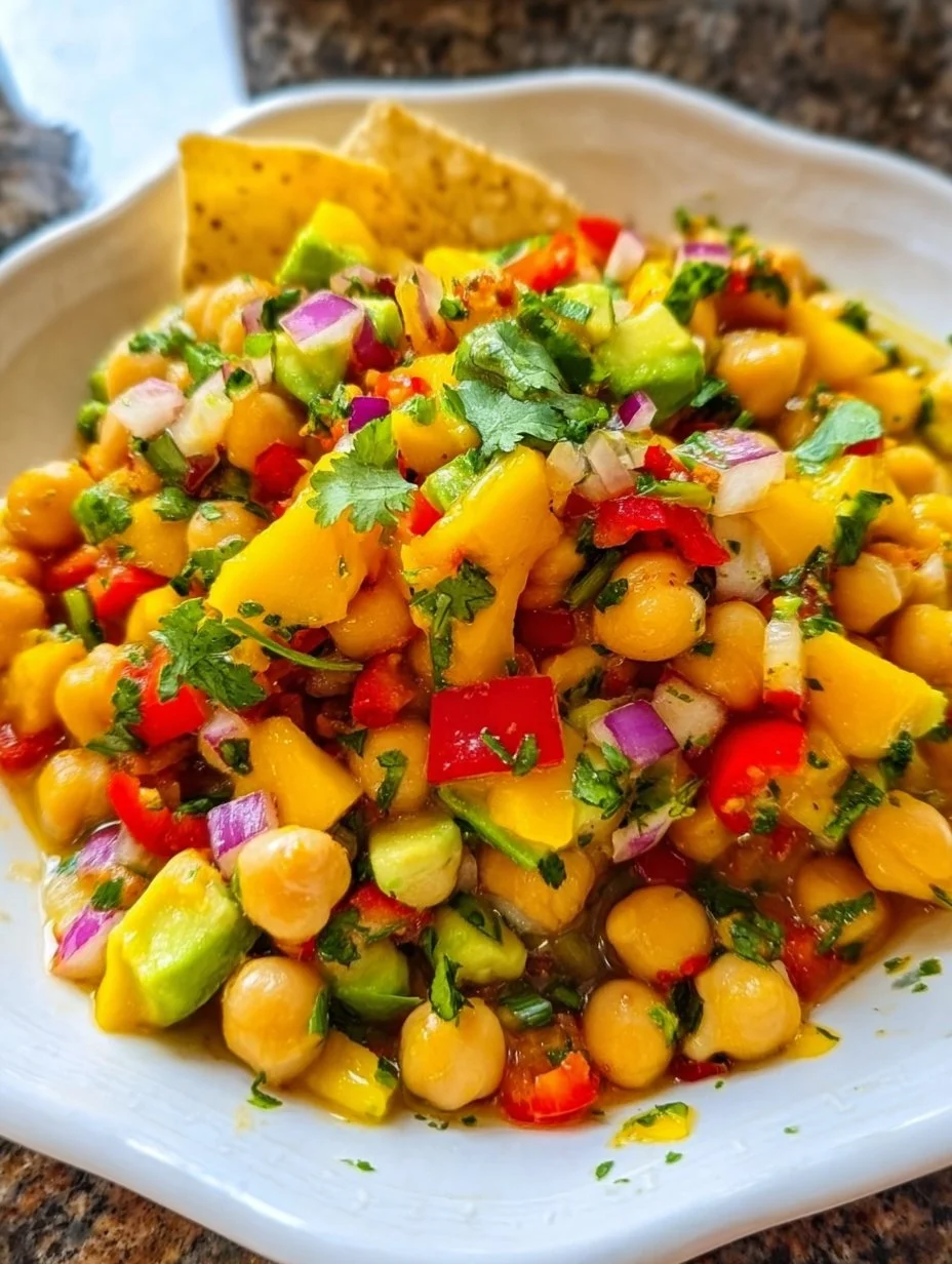 Chickpea Mango Salad