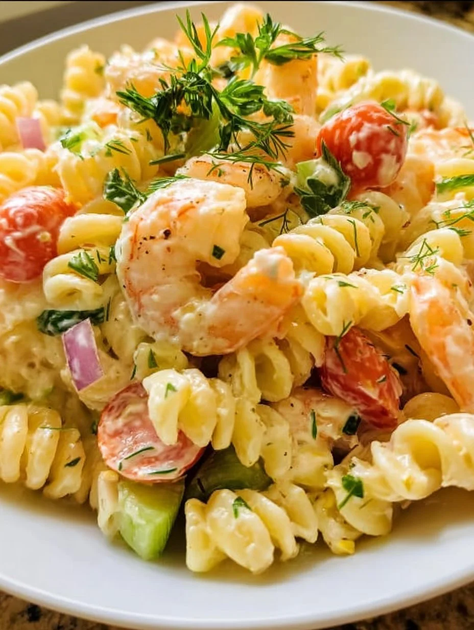 Creamy Shrimp Pasta Salad