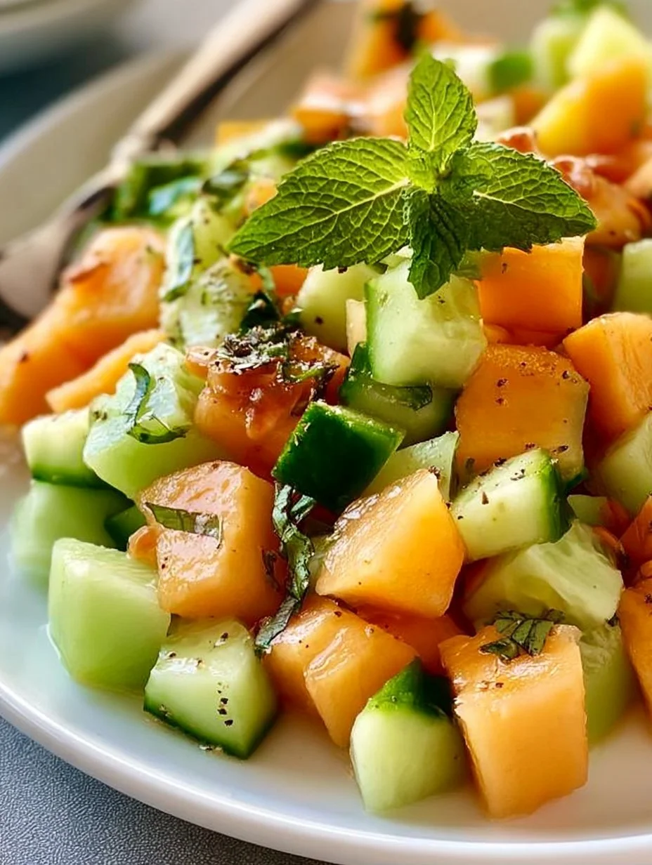 Cucumber Melon Salad