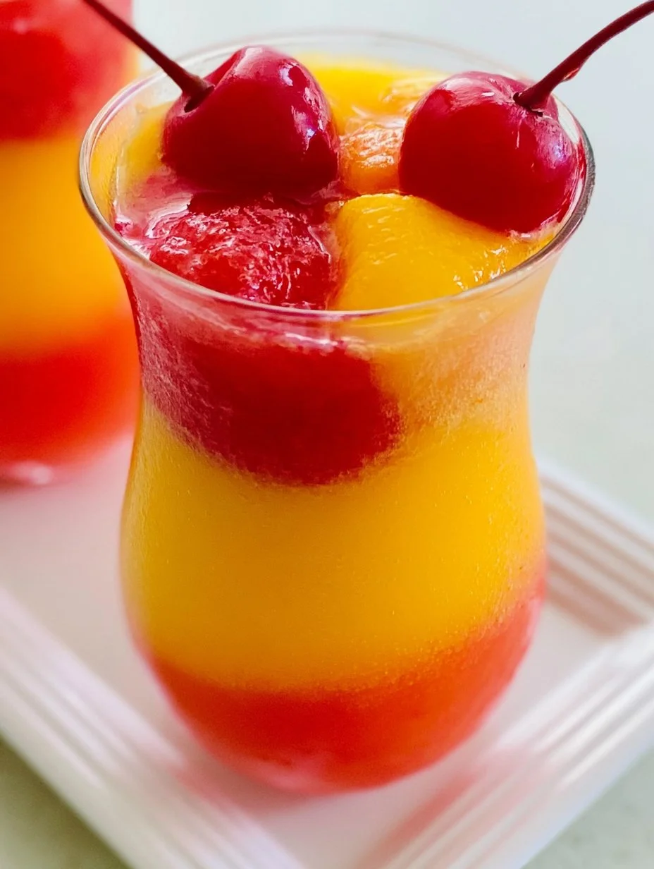 Kiss on the Lips cocktail served in a beautiful glass with garnishes
