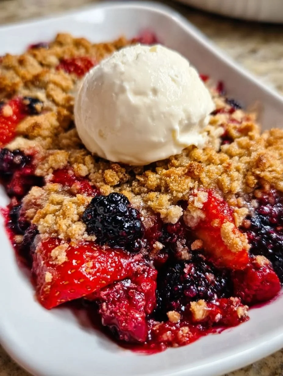 Mixed Berry Crumble