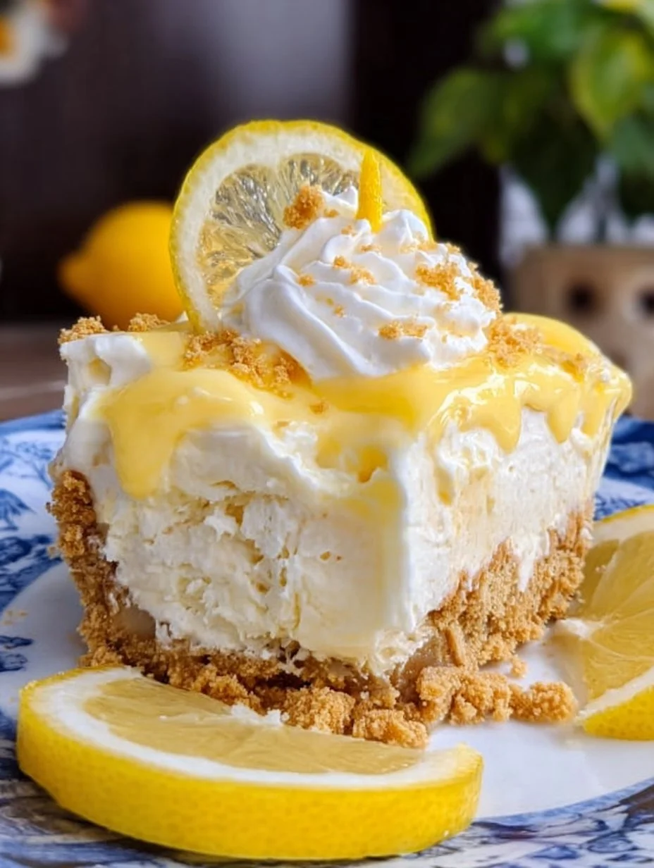 No Bake Lemon Dessert