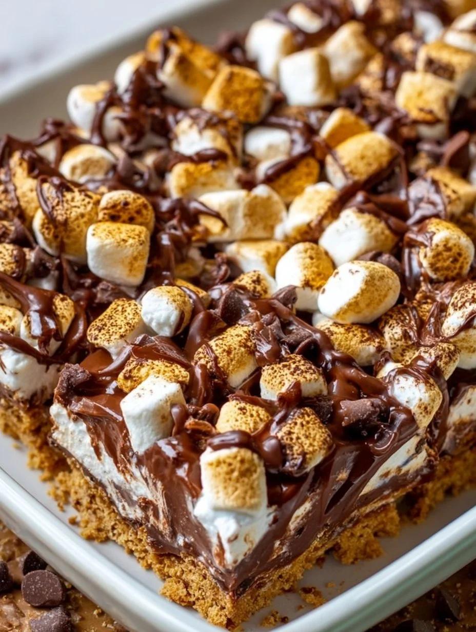 No Bake S’mores Bars