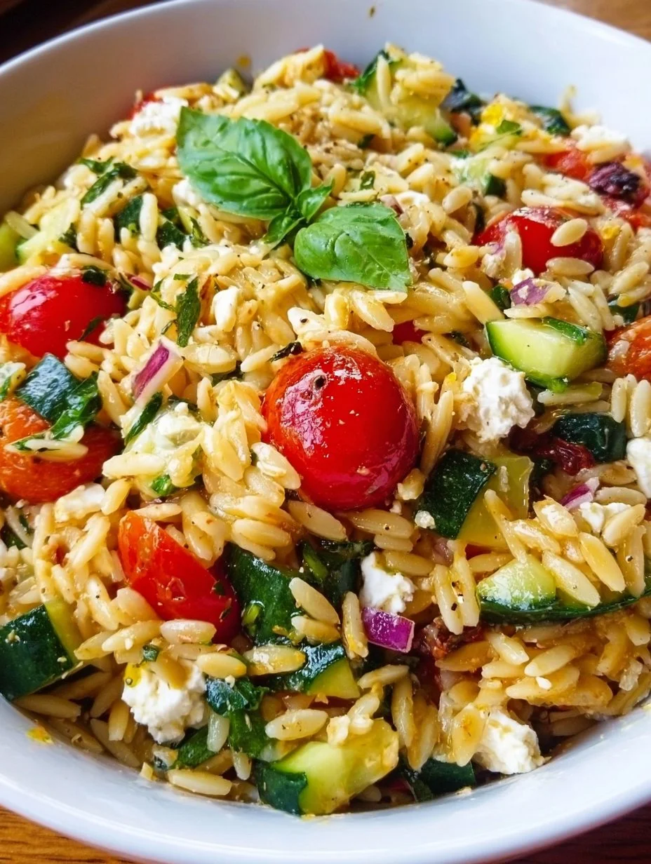 Orzo Feta Salad
