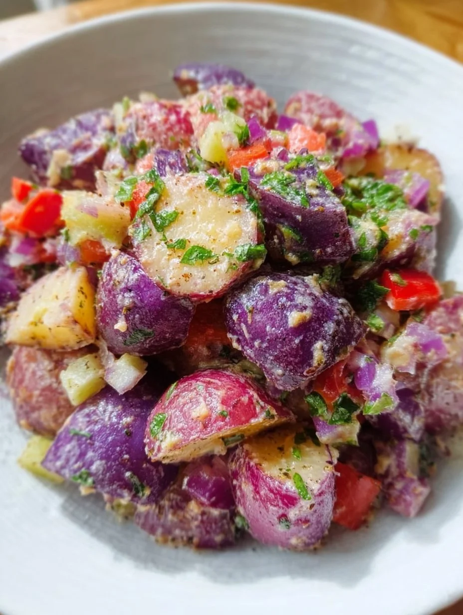 Purple Potato Salad