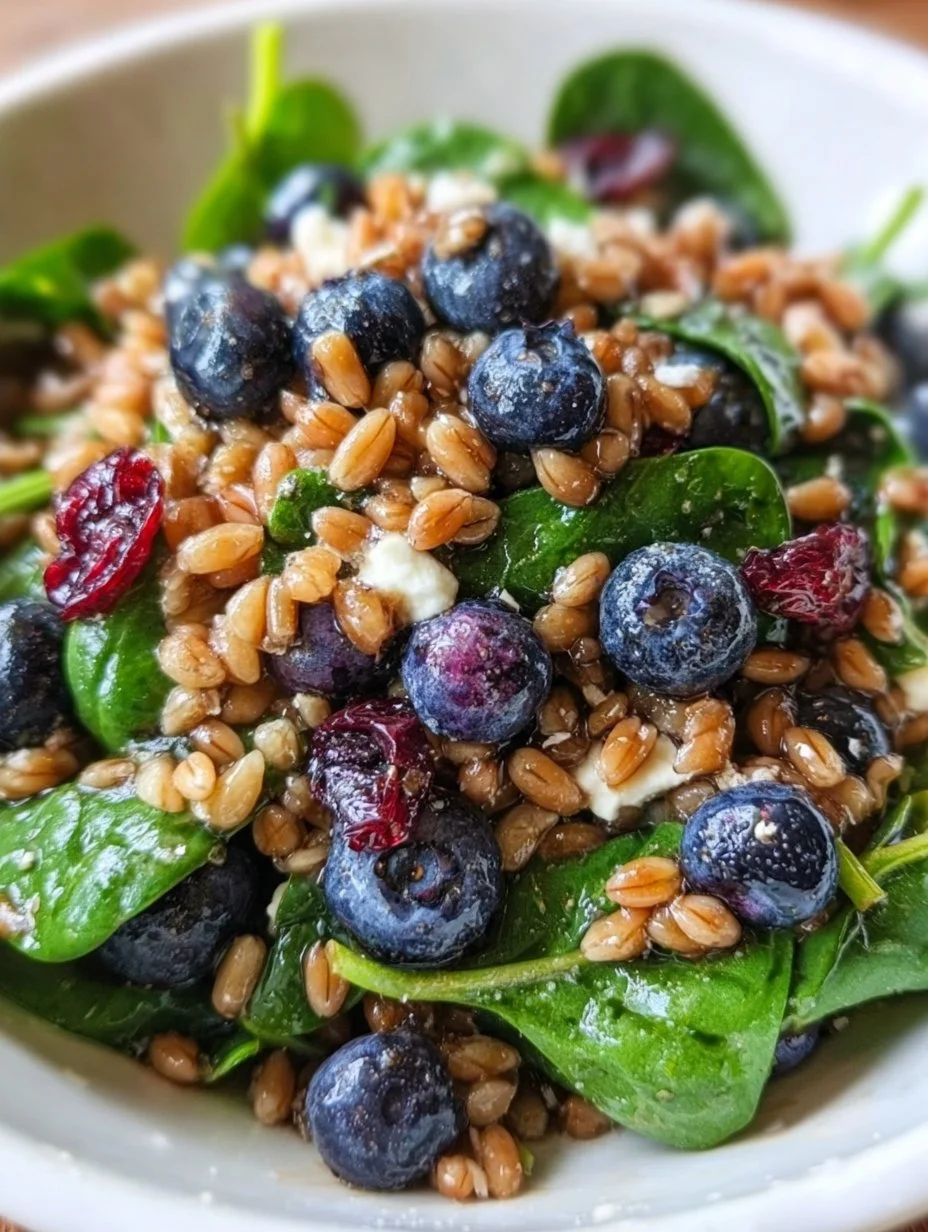 Spinach and Blueberry Salad