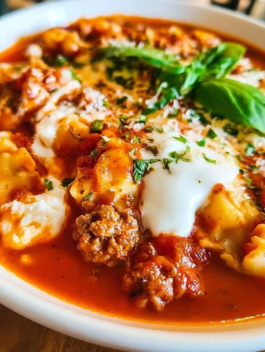 Hearty Lasagna Soup